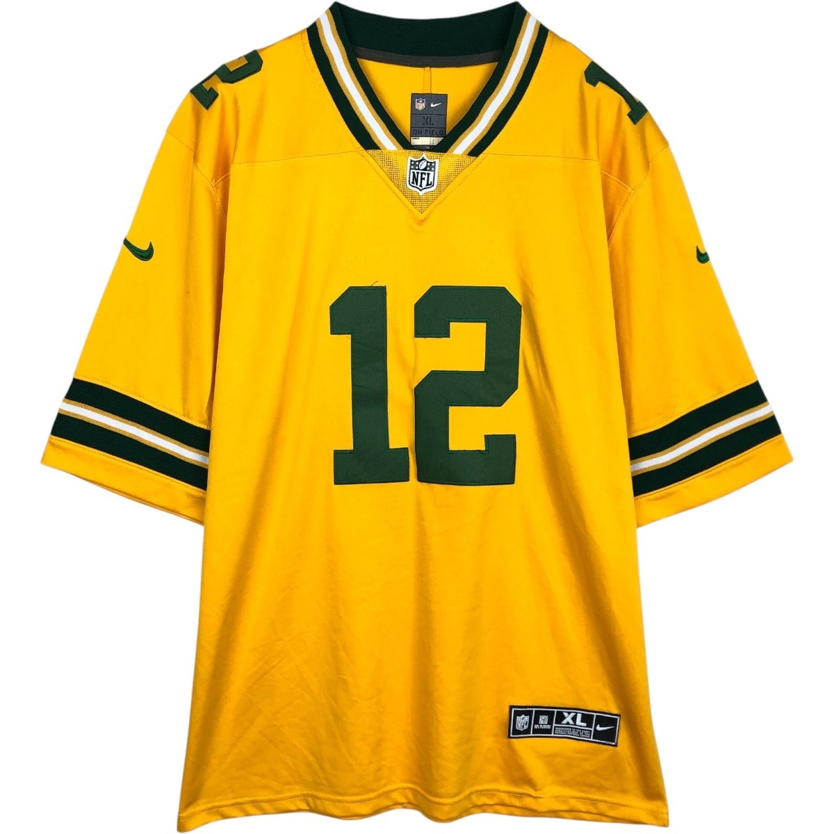 古着 ナイキ NIKE NFL GREEN BAY PACKERS グリーンベイパッカーズ Vネック ゲームシャツ フットボールシャツ メンズXL相当/eaa657361