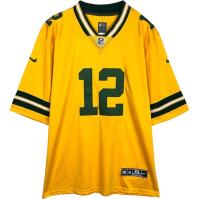 古着 ナイキ NIKE NFL GREEN BAY PACKERS グリーンベイパッカーズ Vネック ゲームシャツ フットボールシャツ メンズXL相当/eaa657361