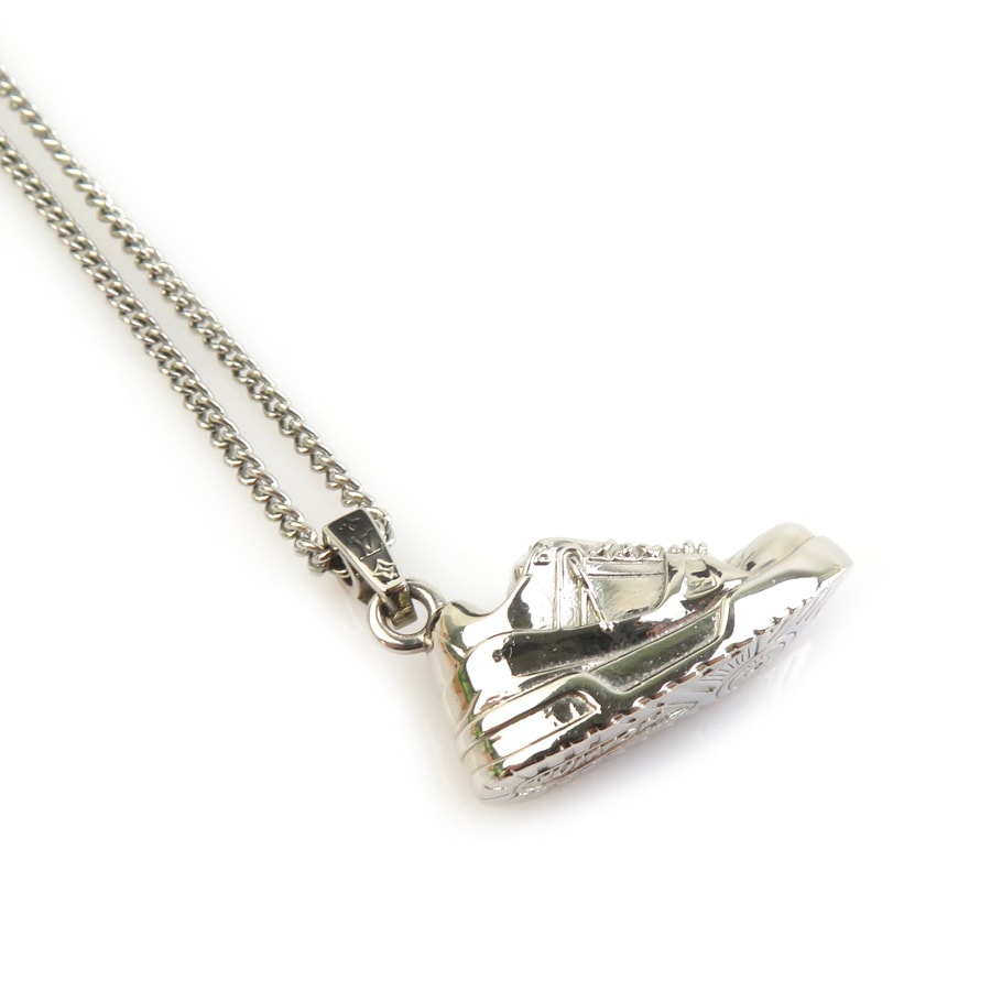 ルイ ヴィトン LOUIS VUITTON ネックレス PENDENTIF LV TRAINER メタル シルバー メンズ M01892【中古】 e61958i