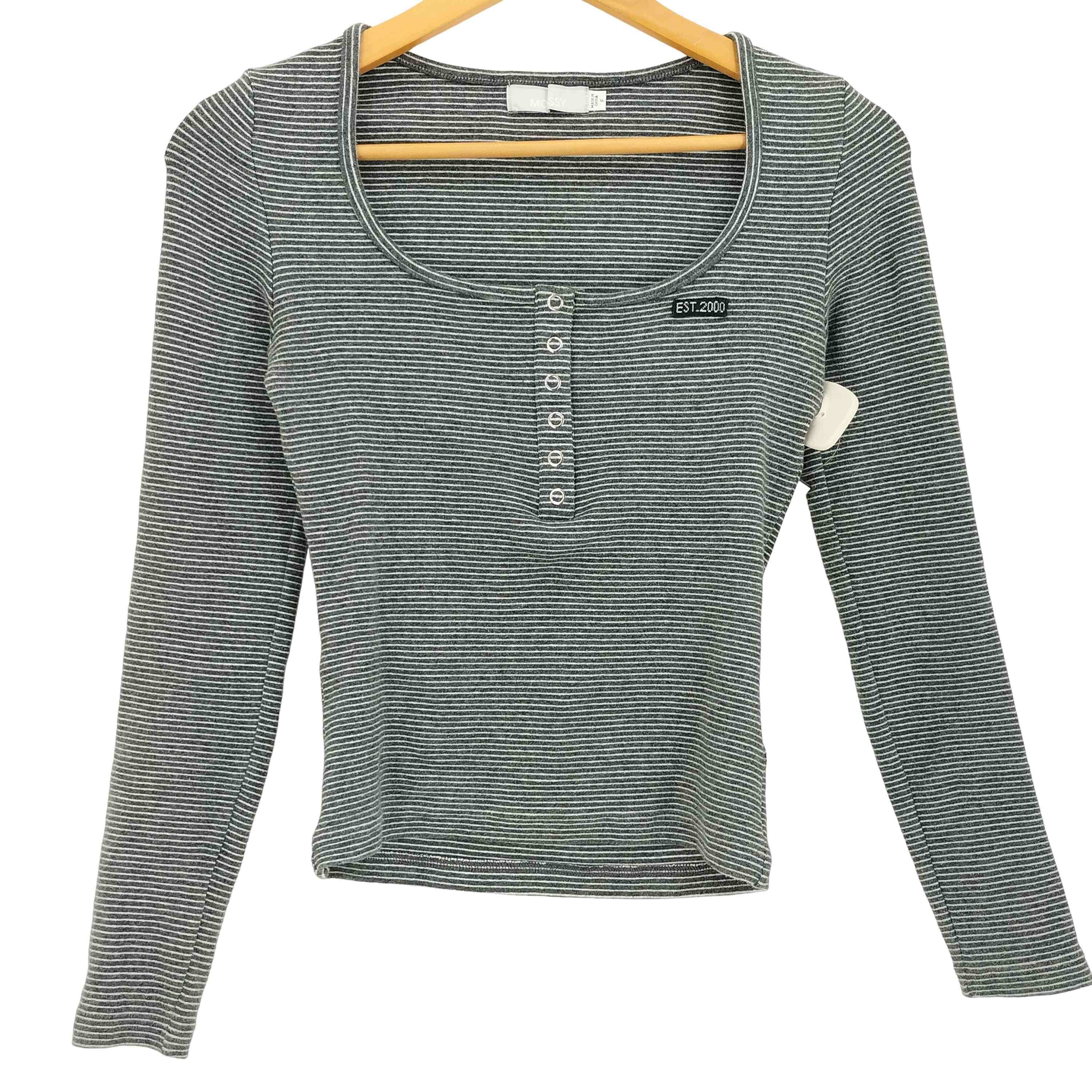 25ss LIMITED HENRY NECK BORDER TOP【1142288598028】