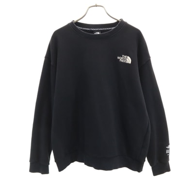 THE NORTH FACE ノースフェイス 長袖 スウェット トレーナー L ブラック NM5MN55A アウトドア