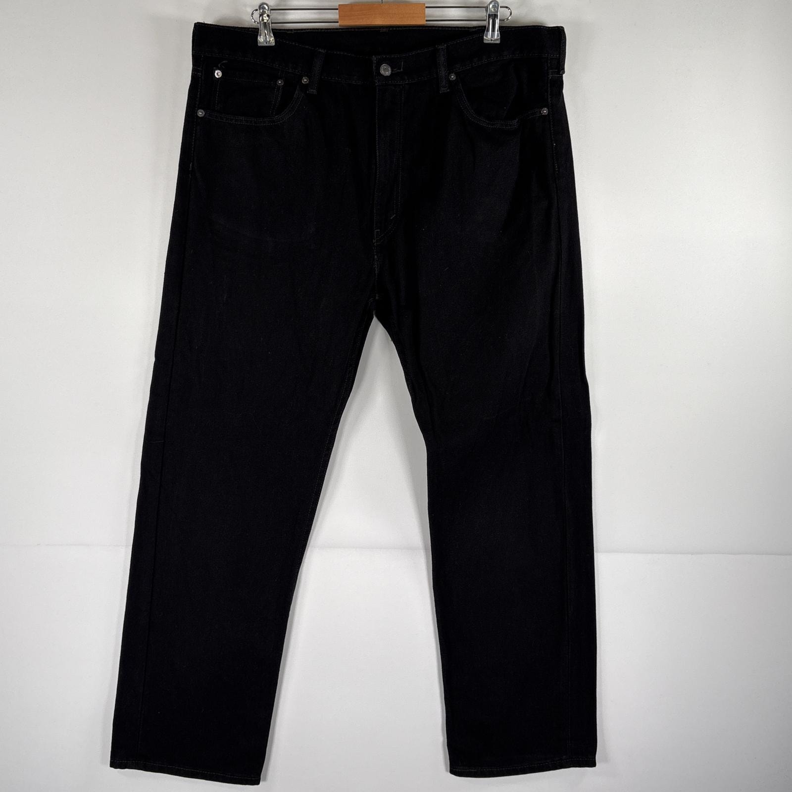 古着 リーバイス Levi's デニムパンツ 505 ストレート ジーパン ジーンズ カラーデニム ジップフライ w40 L36  ブラック メンズ