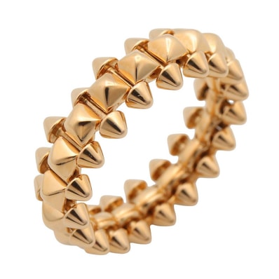 カルティエ CARTIER クラッシュ ドゥ カルティエ リング リング・指輪 ジュエリー K18PG(ピンクゴールド) メンズ レディース ゴールド系 【中古】