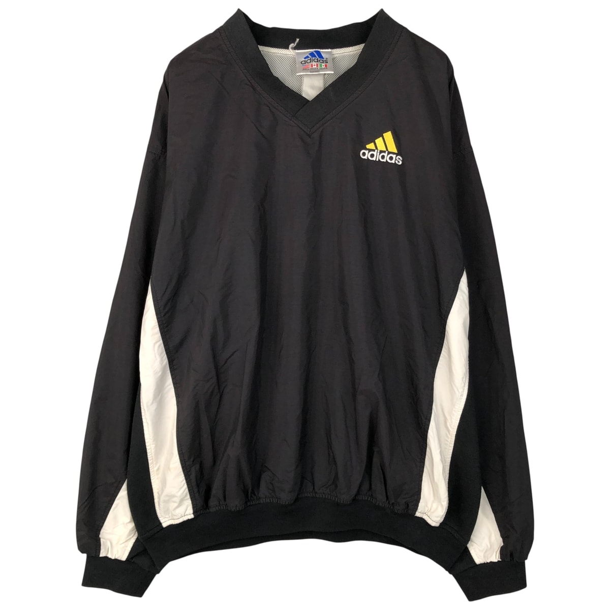 古着 90~00年代 アディダス adidas Vネック ウォームアッププルオーバー メンズL相当/eaa606597