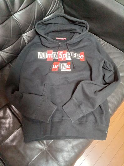 Supreme / Anti Hero Hooded Sweatshirt "Black"