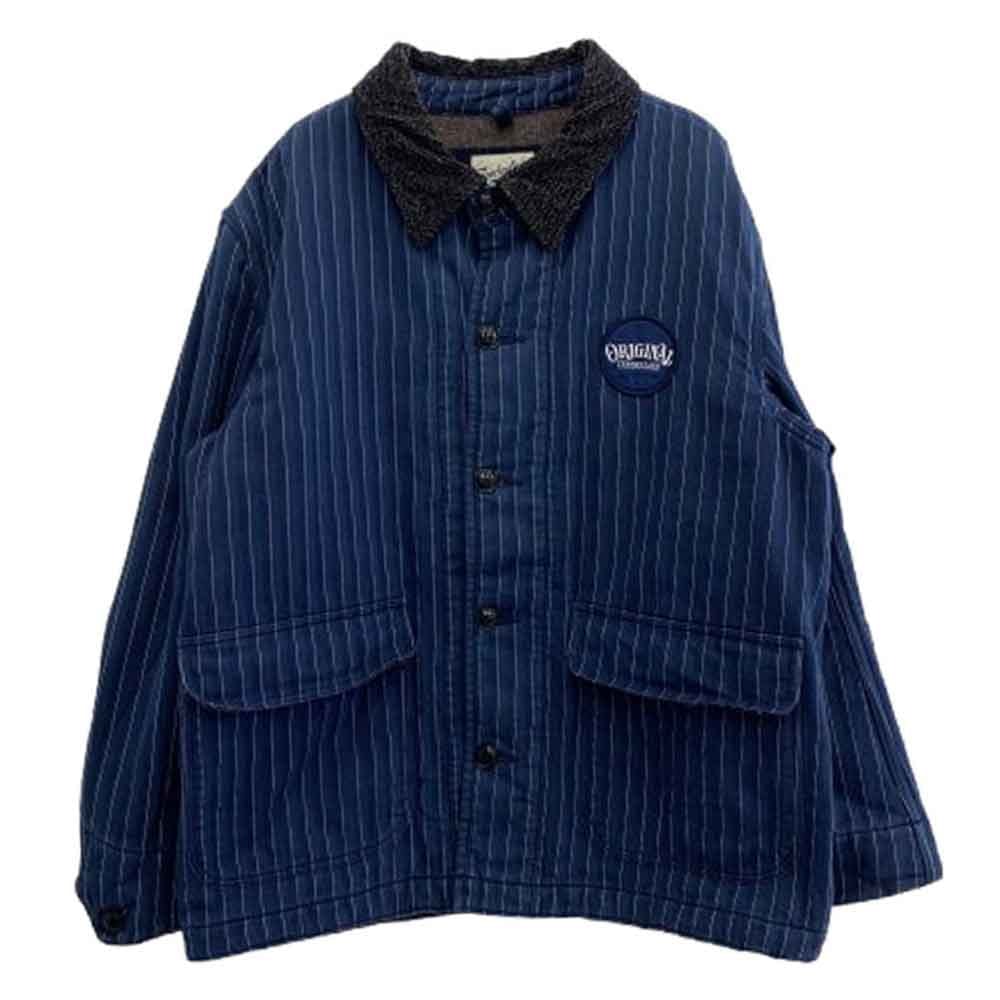 TENDERLOIN テンダーロイン ジャケット T-COVERALL SO 裏地ブランケット カバーオール ジャケット ブルー系 XS【中古】