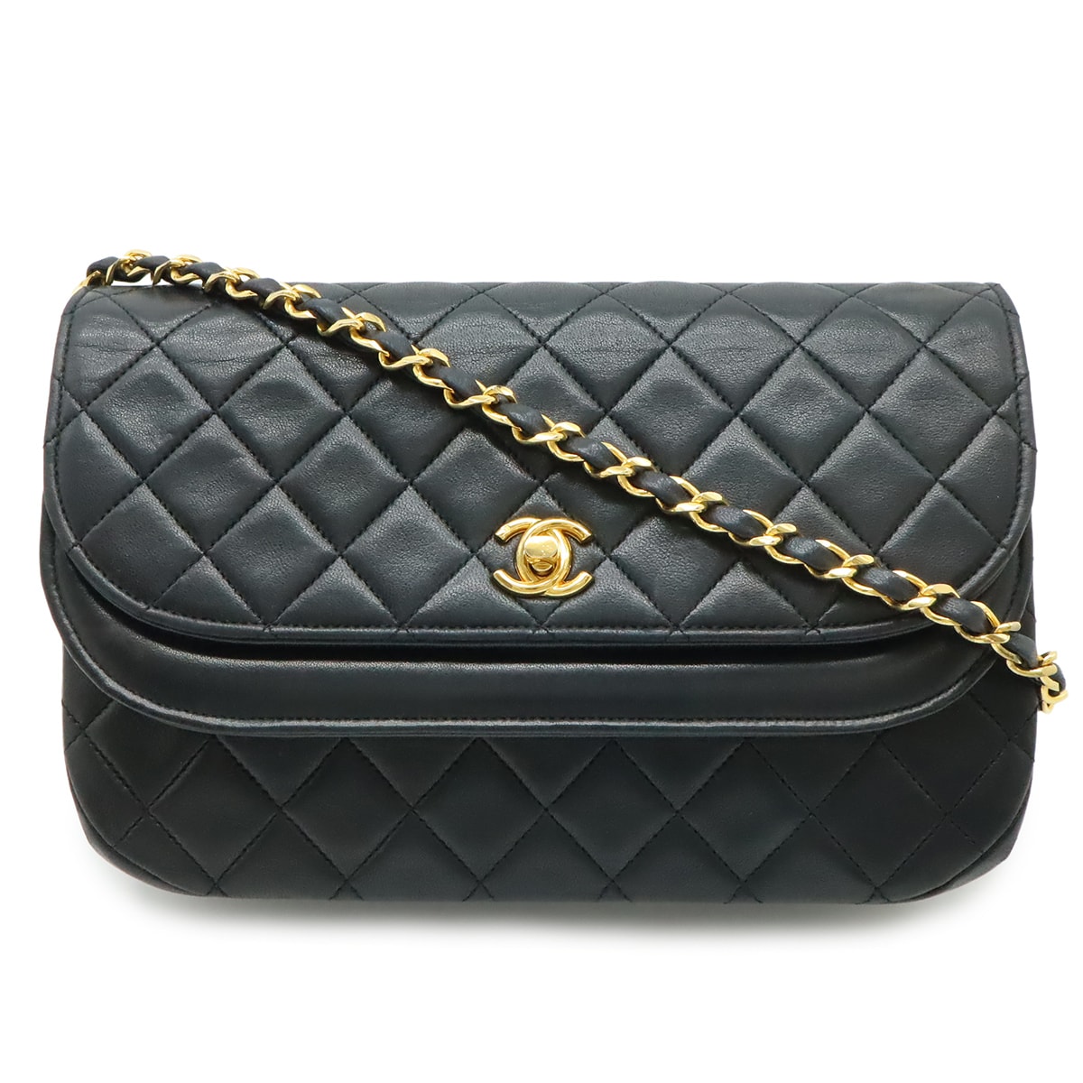 シャネルWフラップチェーンショルダー マトラッセショルダーバッグ