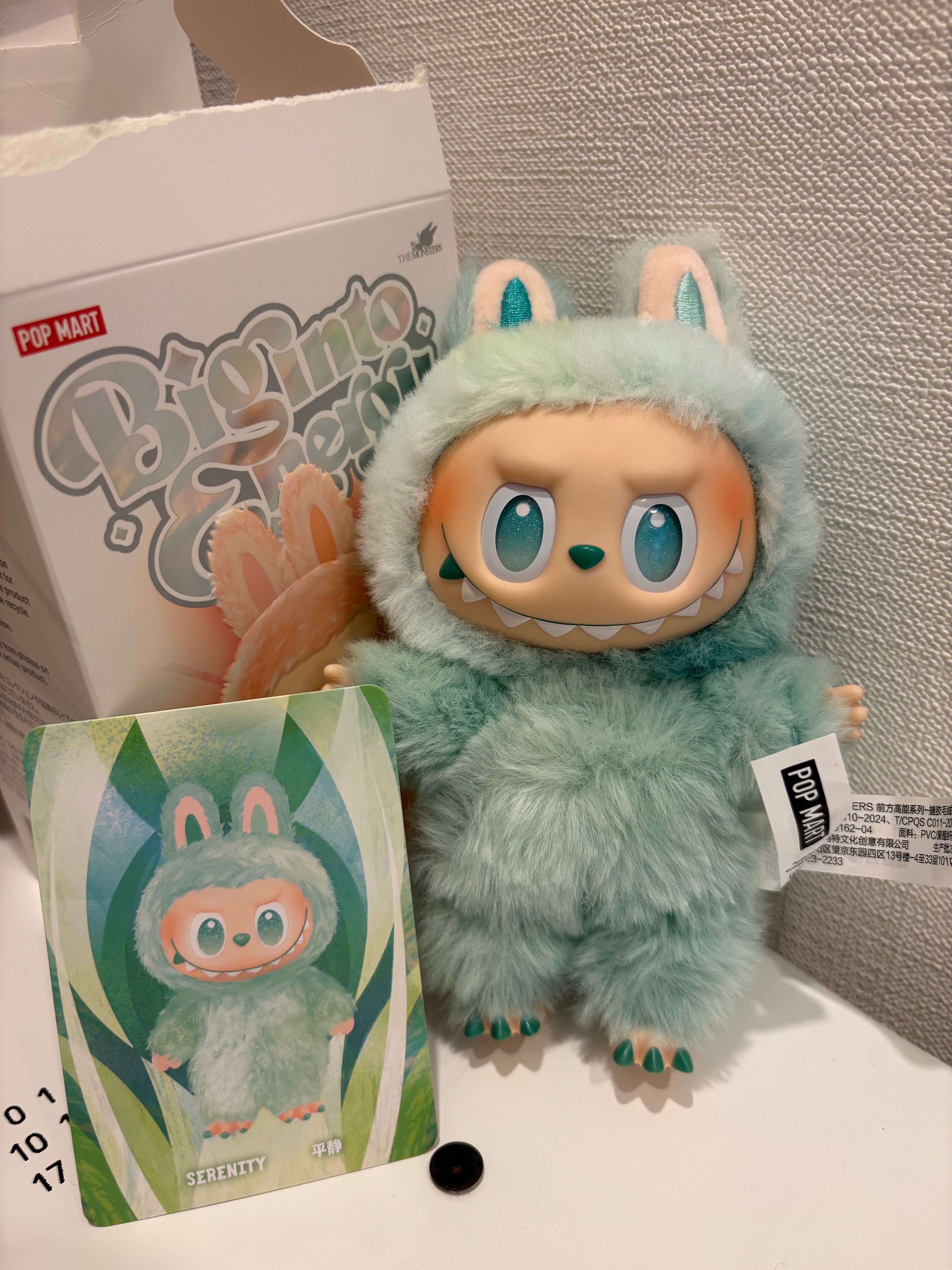 POP MART THE MONSTERS (LABUBU) Big into Energy Series Plush Pendant SERENITY