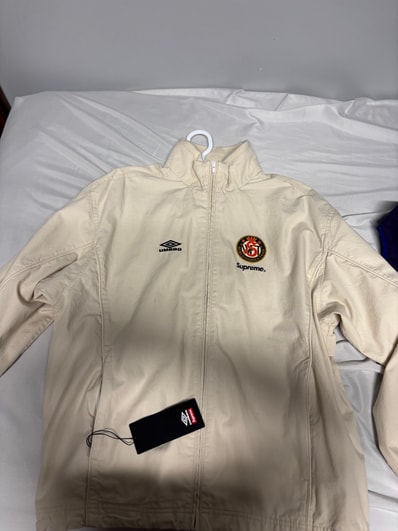 Supreme x Umbro Cotton Ripstop Track Jacket (26SS) "Stone"