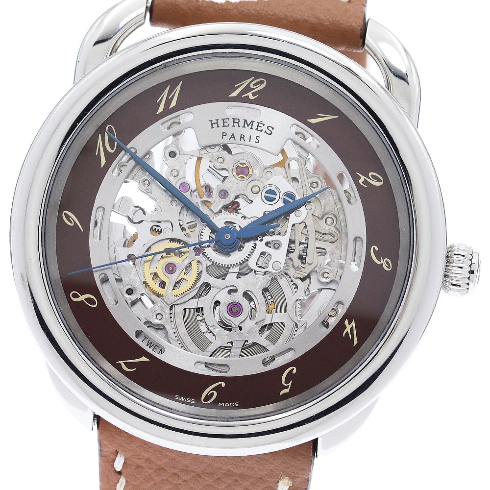 エルメス アルソー スケルトン  AR6.710a メンズ 【中古】