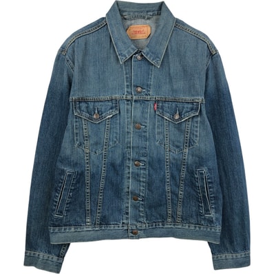 古着 00年代 リーバイス Levi's 70550-0439 ユーロモデル デニムジャケット Gジャン メンズL相当/eaa659539