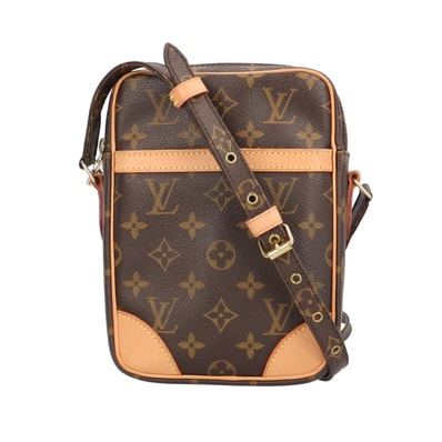 ルイヴィトン ダヌーブ モノグラム ショルダーバッグ モノグラムキャンバス M45266 ブラウン レディース LOUIS VUITTON 中古