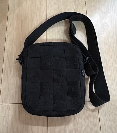 Supreme Woven Shoulder Bag "Black" (23SS)