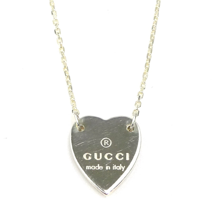グッチ GUCCI ネックレス シルバー925 シルバー レディース【中古】 r11012a