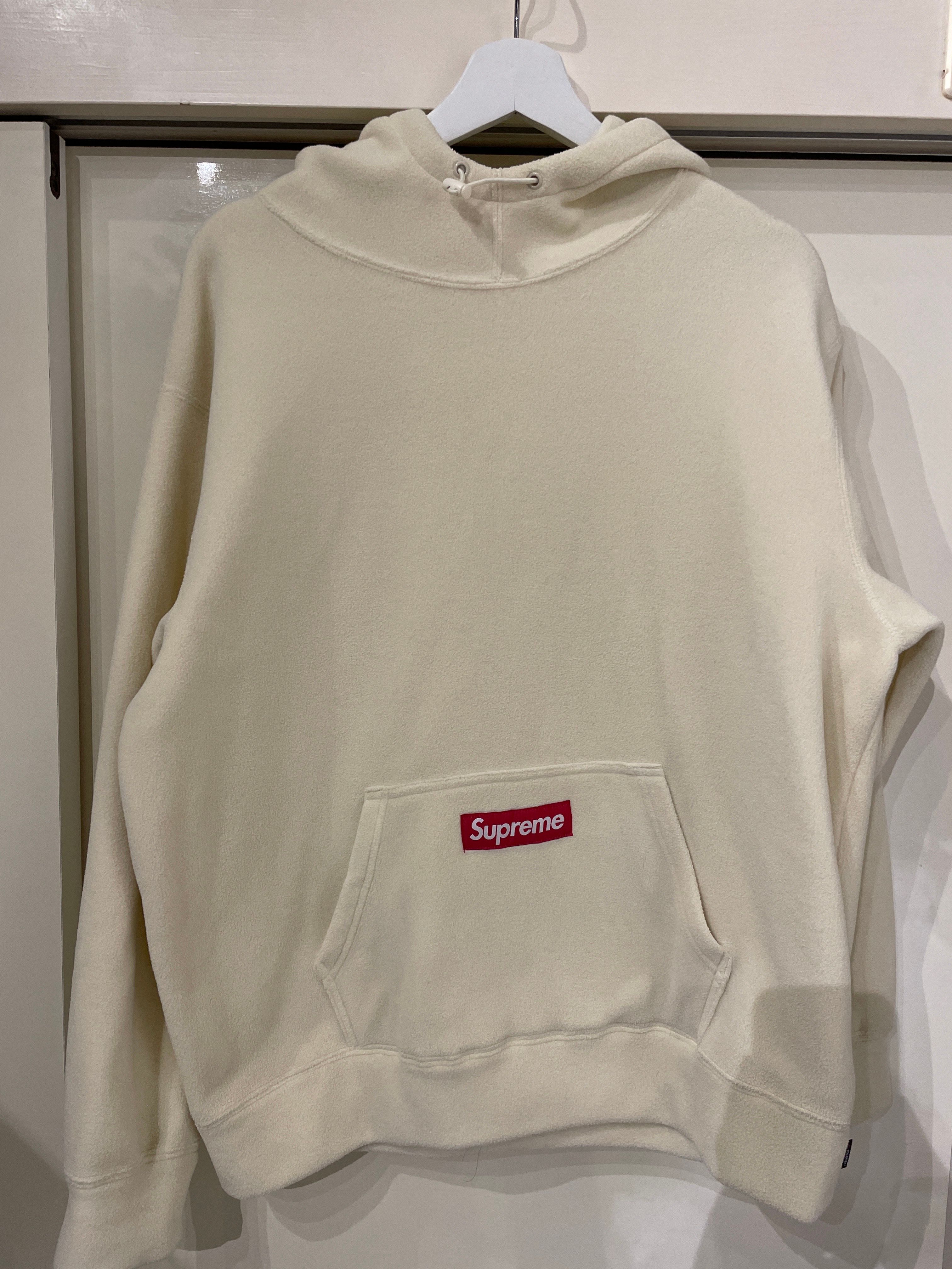Supreme Polartec Hooded Sweatshirt "Natural"