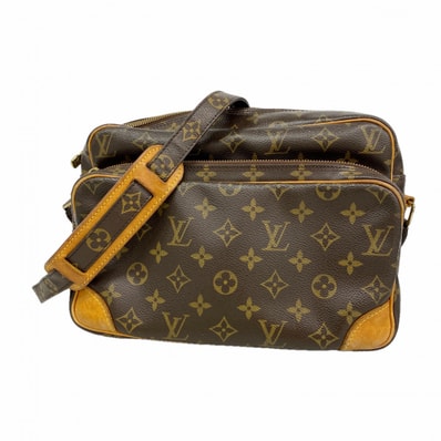 【6gd5097】ルイヴィトン ショルダーバッグ モノグラム ナイル M45244 ブラウン【中古】レディース