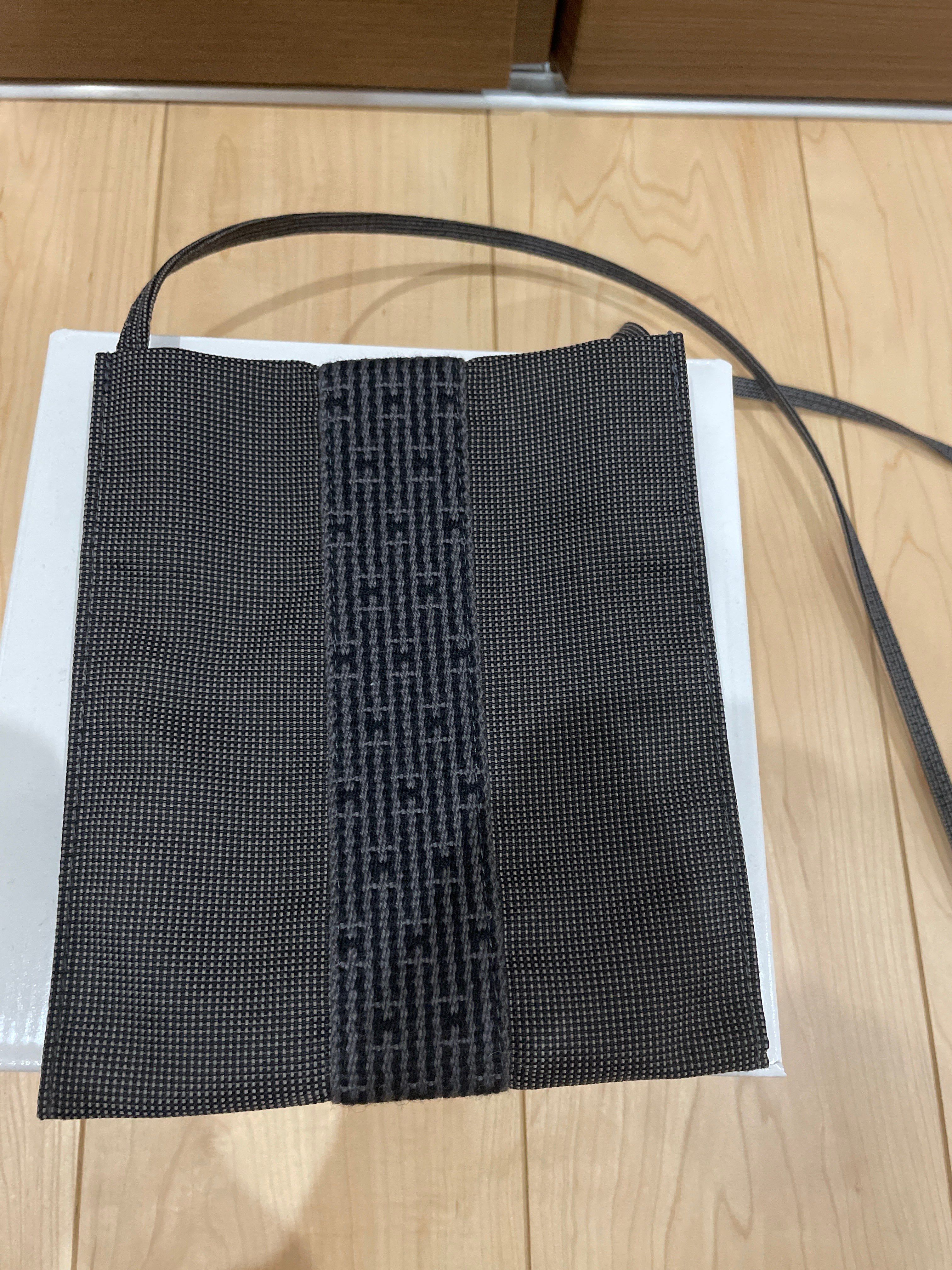 Hermes Yell Line Pochette Canvas "Gray"