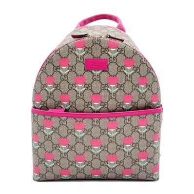 GUCCI グッチ チルドレン チューリップ リュック・デイパック
フラワー GGスプリーム 782708 コーティングキャンバス ブラウン ユニセックス
【中古】