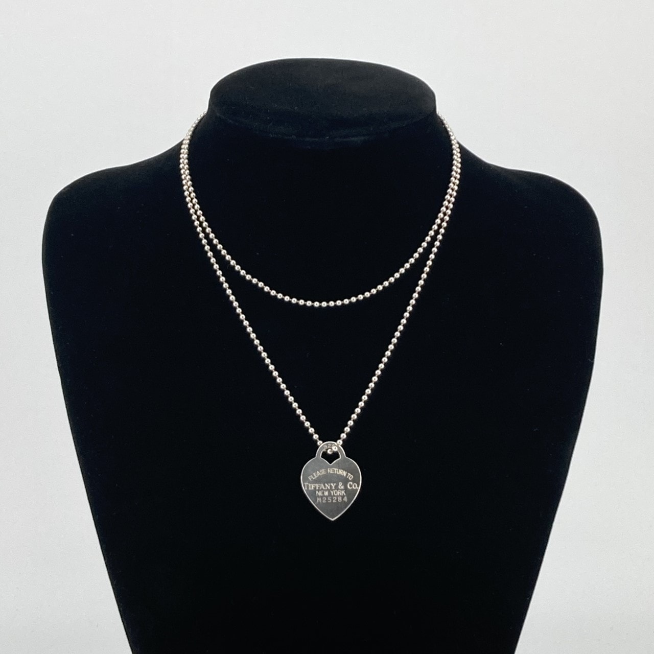 TIFFANY&Co.(ティファニー) リターントゥティファニー ロングボールチェーン Ag925 ネックレス 21.49g シルバー
