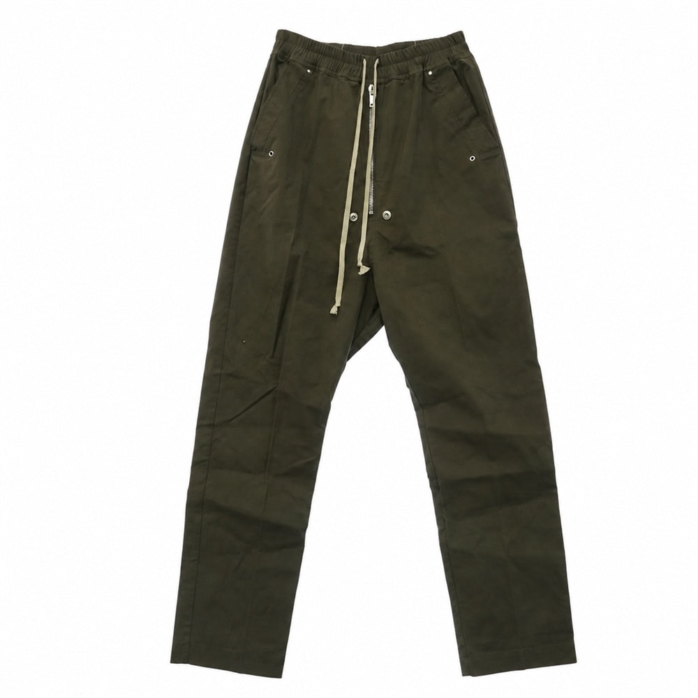 Rick Owens リックオウエンス 26SS RU01F2361-TE BELA PANTS ドローストリング ベラ パンツ ダークダスト ブラウン系 US 36【中古】