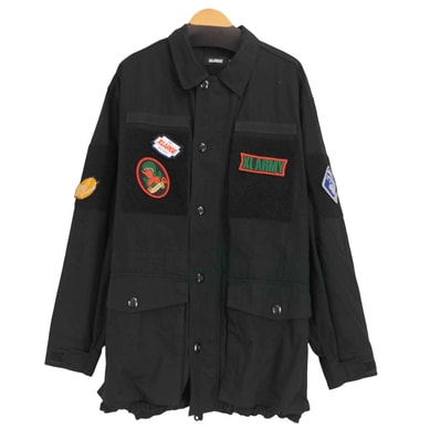 PATCHED MILITARY JACKET ミリタリージャケット【1143184083526】