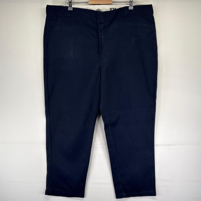 古着 ディッキーズ Dickies パンツ 874 ワーク チノパン 大きいサイズ ストレート ジッパーフライ W44×L30 ネイビー系 メンズ
