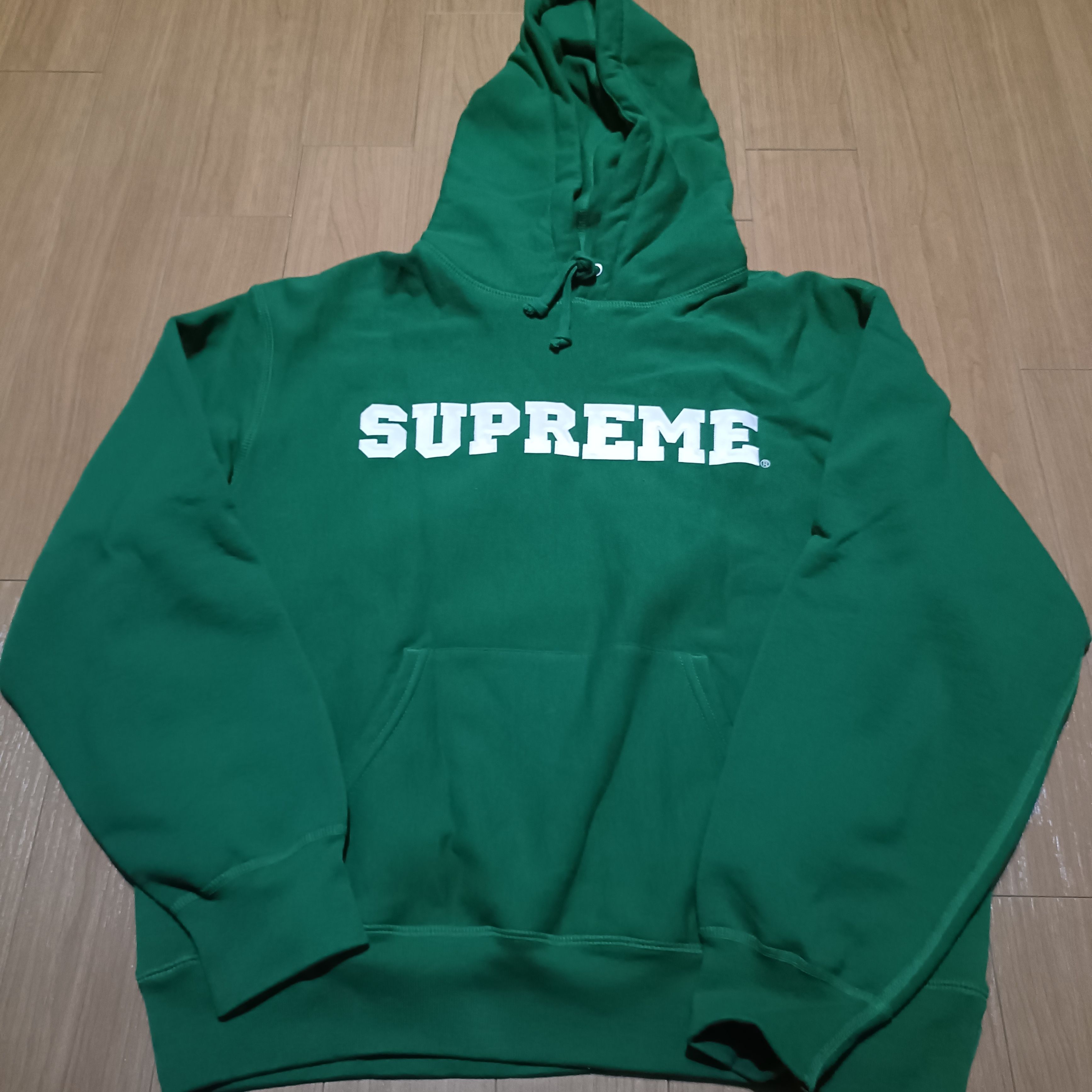 Supreme Collegiate Hooded Sweatshirt "Dark Green"