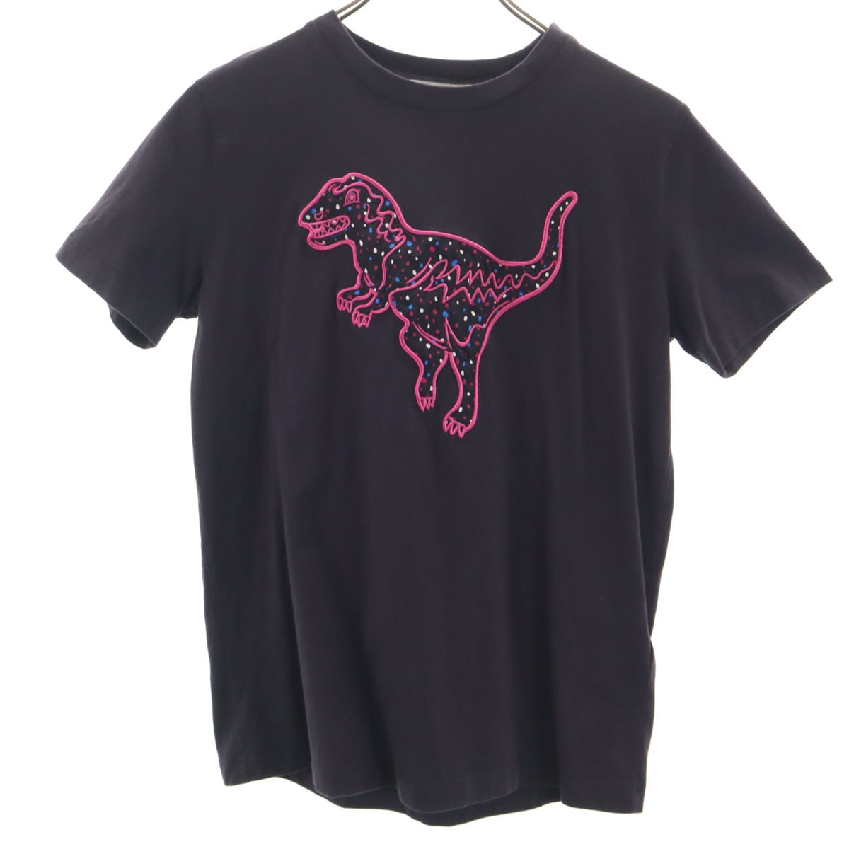COACH コーチ レキシー 半袖 Tシャツ S ブラック 1123 恐竜