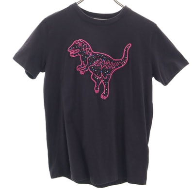 COACH コーチ レキシー 半袖 Tシャツ S ブラック 1123 恐竜