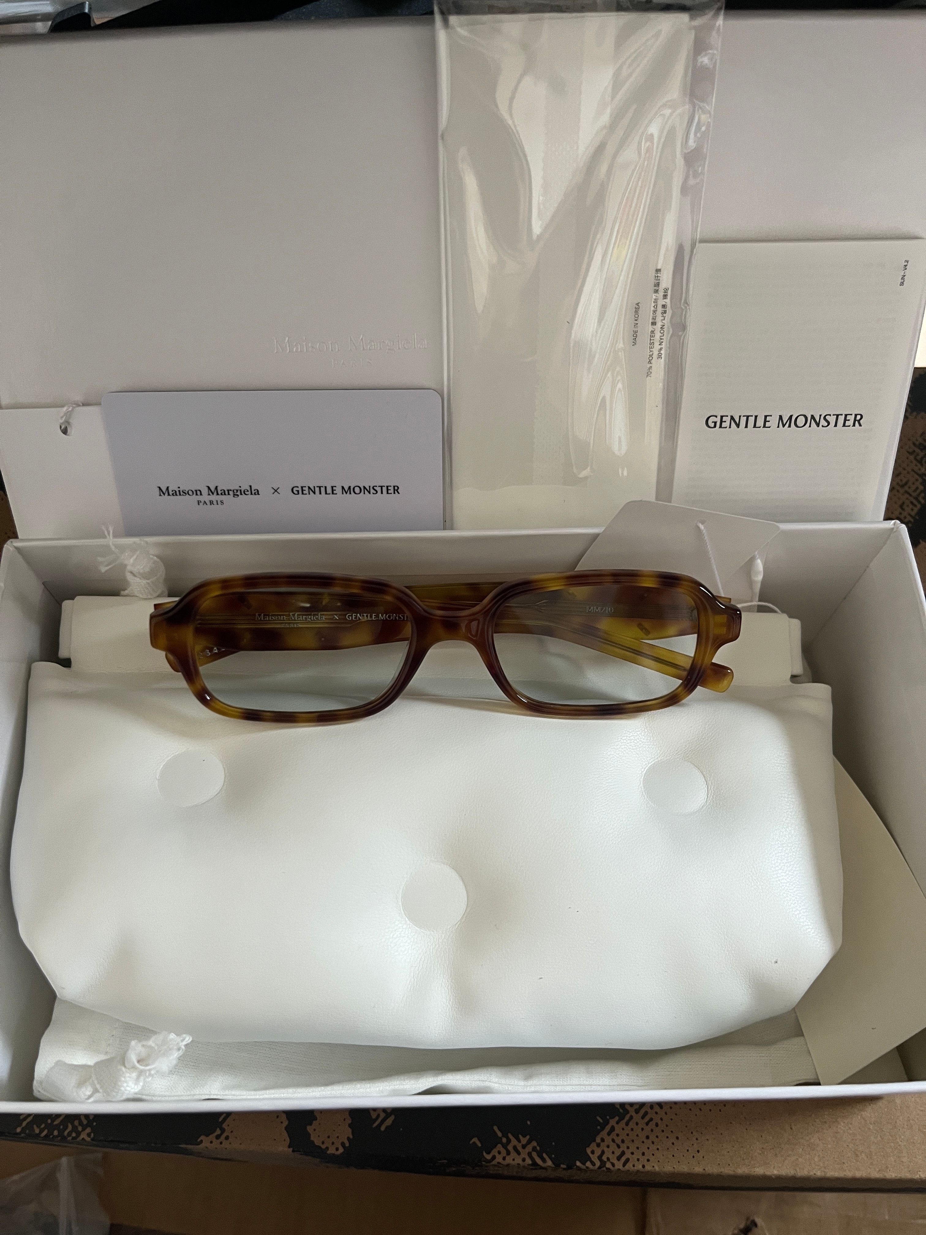 Gentle Monster x Maison Margiela MM210 T6(GR) "Tortoise"