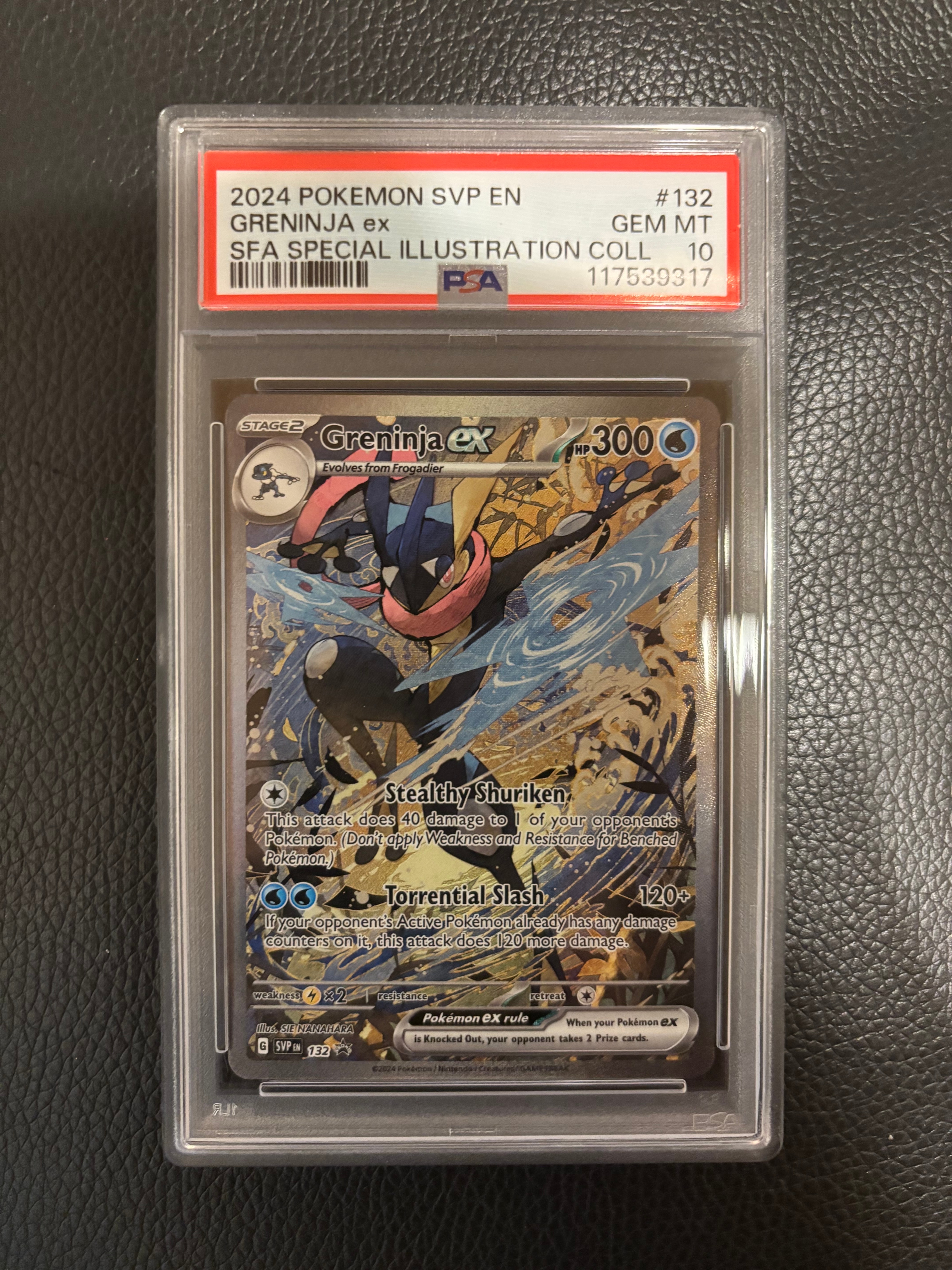 PSA10】ゲッコウガex P [SVP EN 132]【英語版】(スカーレット