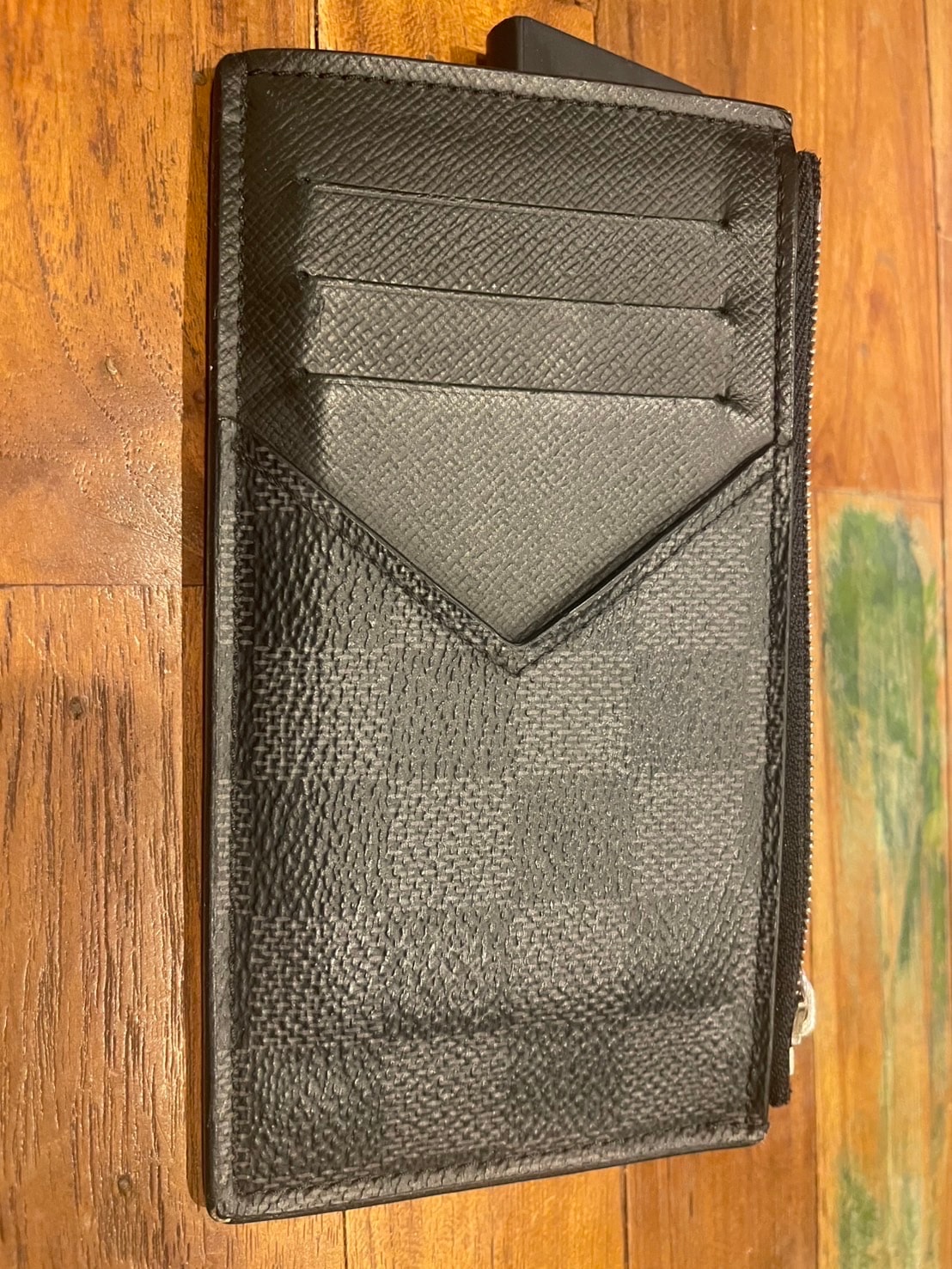 Louis Vuitton Coin Card Holder Damier Graphite