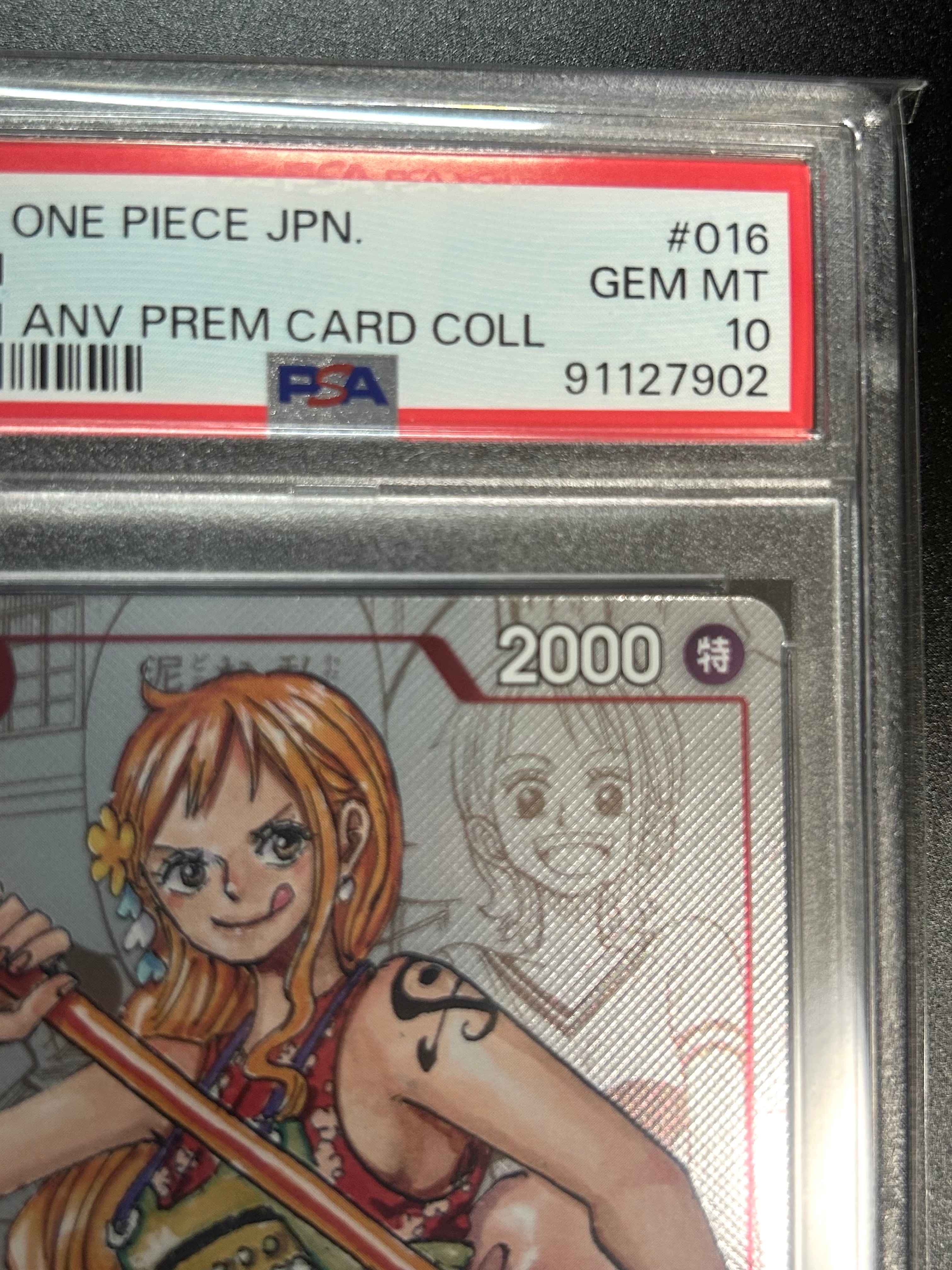 secret rare pokemon card One Piece - A Fist of Divine Speed - Nami (Super Rare)
