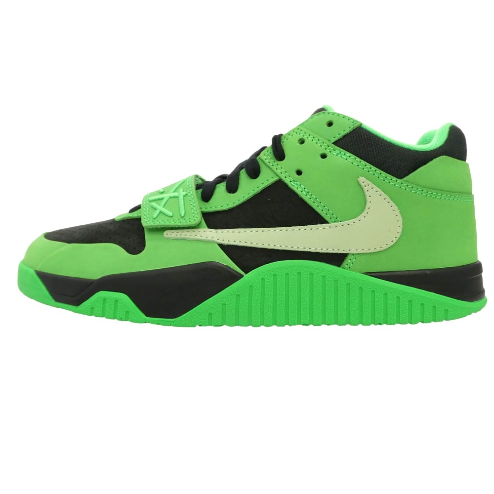 NIKE ナイキ 26SS IM9113-300 × Travis Scott ordan Jumpman Jack 【フェイクバスターズ鑑定済】 CJ1 T Rexx Green Spark スニーカー ライトグリーン系 28cm【新古品】【未使用】【中古】