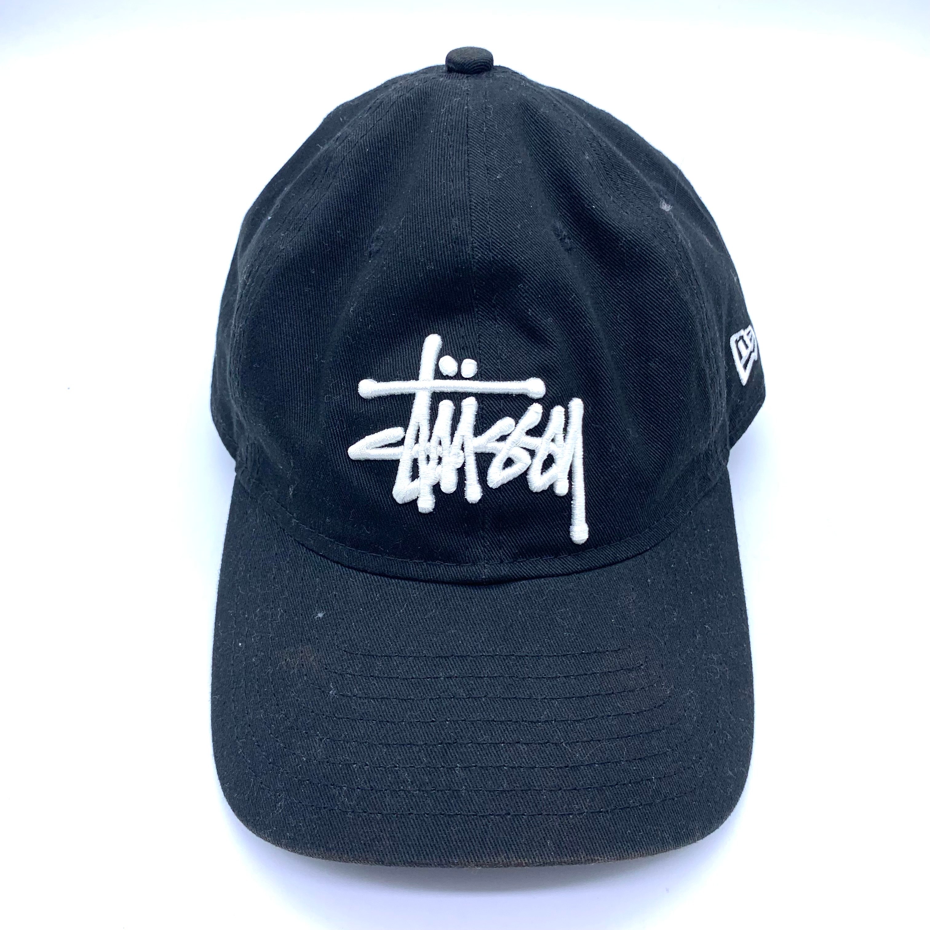 Stussy New Era 9Twenty Washed Basic Trucker "Black"