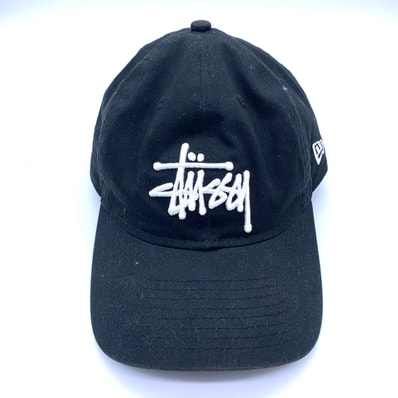 Stussy New Era 9Twenty Washed Basic Trucker "Black"