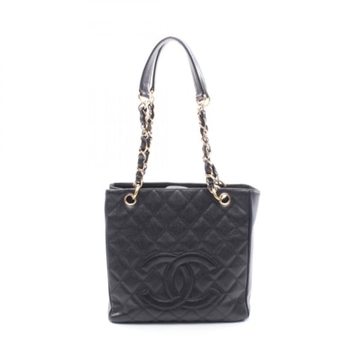 シャネル CHANEL マトラッセ PST トートバッグ バッグ キャビアスキン(グレインドカーフ) レディース ブラック系 【中古】