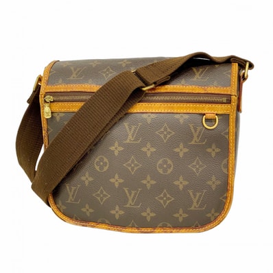 【6da0133-k】ルイヴィトン ショルダーバッグ モノグラム ボスフォールPM M40106 ブラウン【中古】レディース