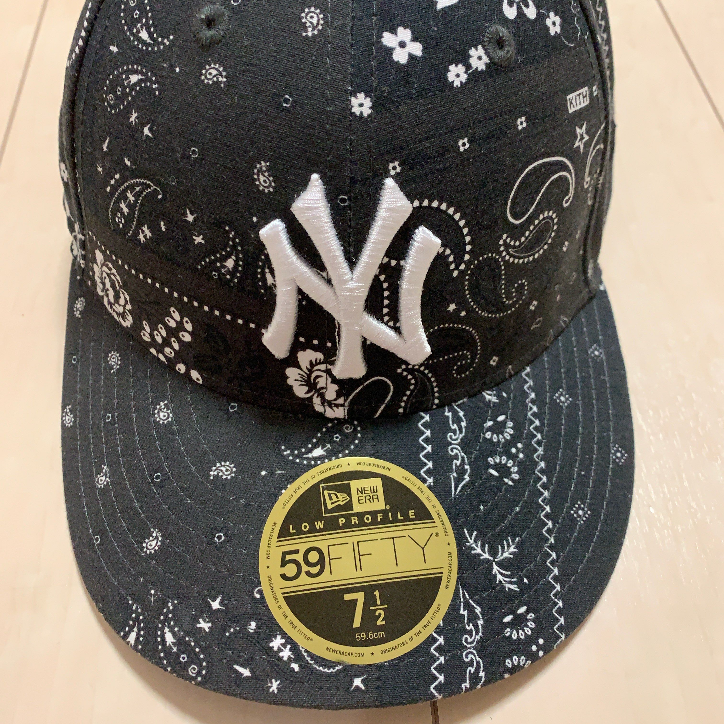 KITH × NEW ERA Yankees Deconstructed Bandana Low Profile "Shadow"