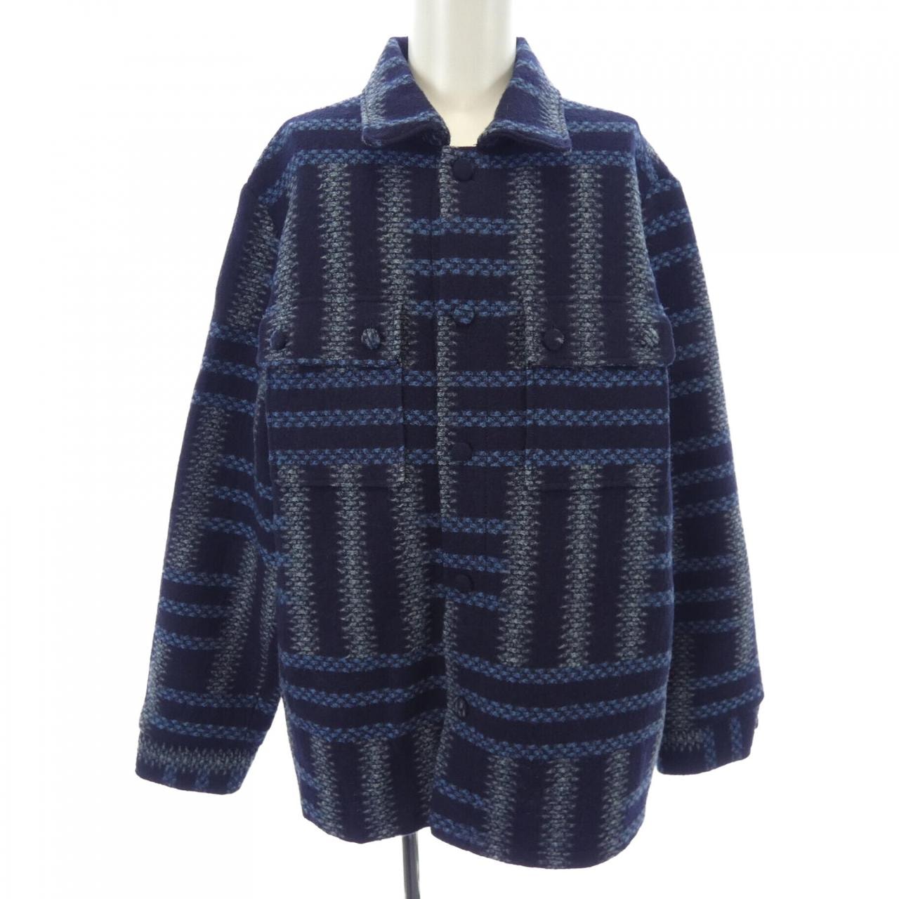 C (やや傷や汚れあり)】ケンゾー KENZO FE65CH5319JB ジャケット Lの