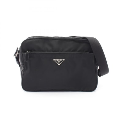 プラダ PRADA VELA SPORT ショルダーバッグ バッグ ナイロン レザー レディース ブラック系 BT0166 【中古】