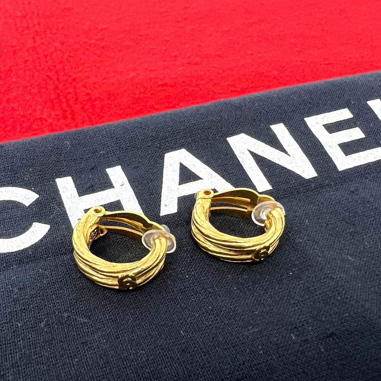 CHANEL シャネル ココマーク モチーフ イヤリング GP イヤリング ゴールド
44491