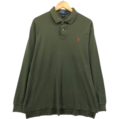 古着 ラルフローレン Ralph Lauren POLO by Ralph Lauren 長袖 ポロシャツ メンズL相当/eaa575722