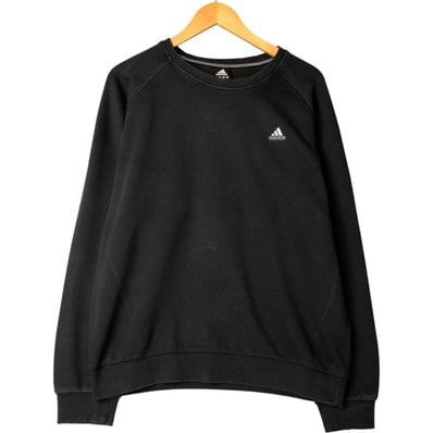 古着 アディダス adidas ワンポイントロゴスウェットシャツ トレーナー メンズL相当/eaa590284