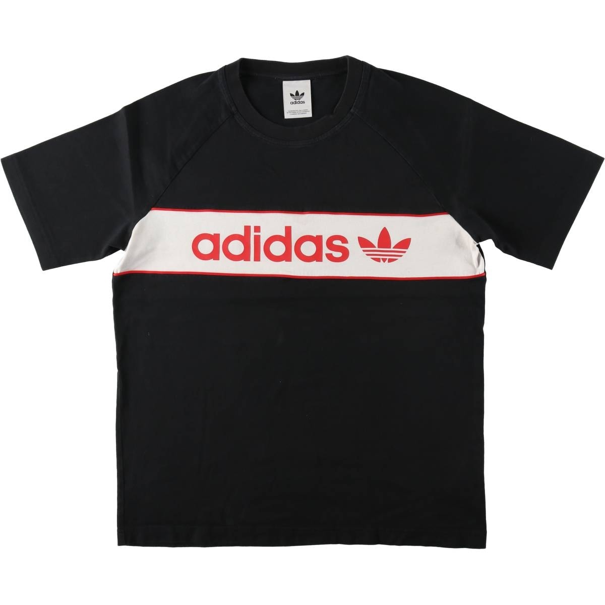 古着 アディダス adidas ORIGINALS オリジナルス ロゴプリントTシャツ メンズM相当/eaa637560