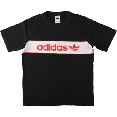 古着 アディダス adidas ORIGINALS オリジナルス ロゴプリントTシャツ メンズM相当/eaa637560