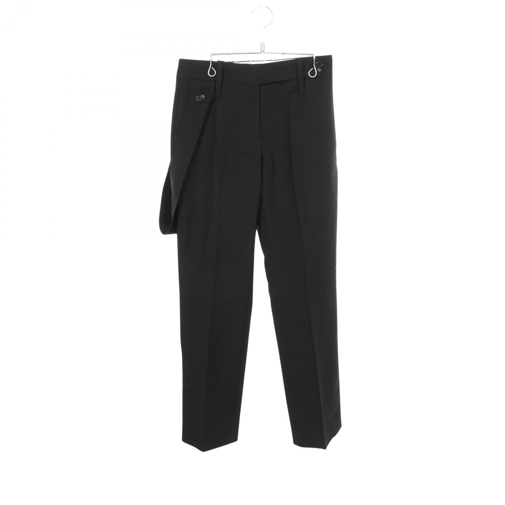 バーバリー BURBERRY パンツ 衣料品 ボトムス ウール レディース ブラック系 8046323 【中古】