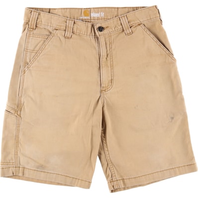 古着 カーハート Carhartt RELAXED FIT ダック地ペインターショーツ ショートパンツ メンズw34相当/eaa572852