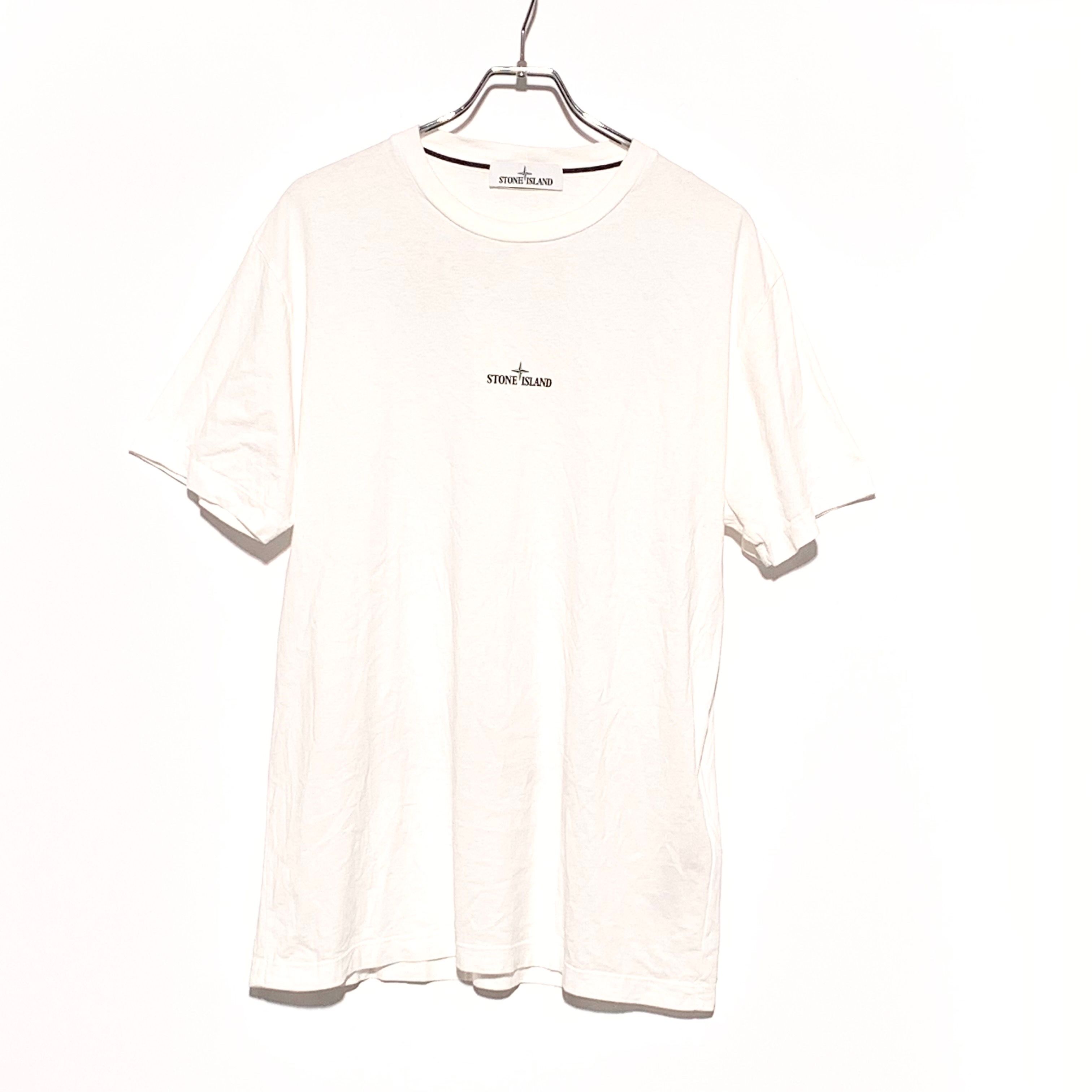 STONE ISLAND バックプリントTee ホワイト