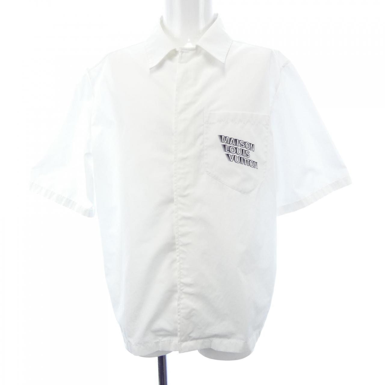 ルイヴィトン LOUIS VUITTON ジップドプレイスLOUIS VUITTONシャツ HLS30WAS1 S/Sシャツ